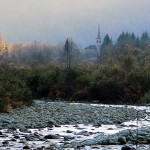 Scopa, Valsesia - Sullo sfondo la chiesa di San Bartolomeo